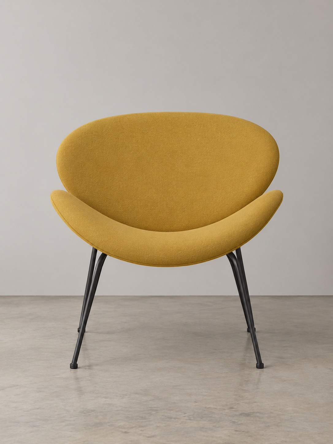 Cui Liu Amura Accent Chair Set of 2 Soft Plush Fabric Retro Designer Chairs with Matte Black Legs Mid Century Living Room Chairs